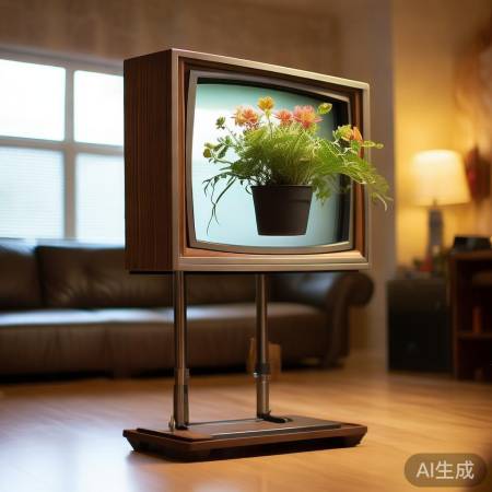 电视底座挂钩，创意花架子设计。