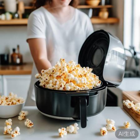 空气炸锅轻松做健康爆米花！