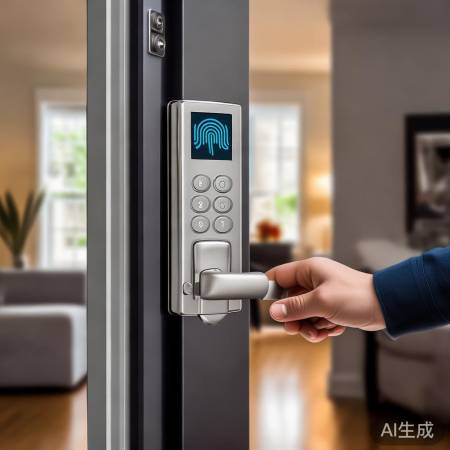 指纹密码解锁，回家一步到位