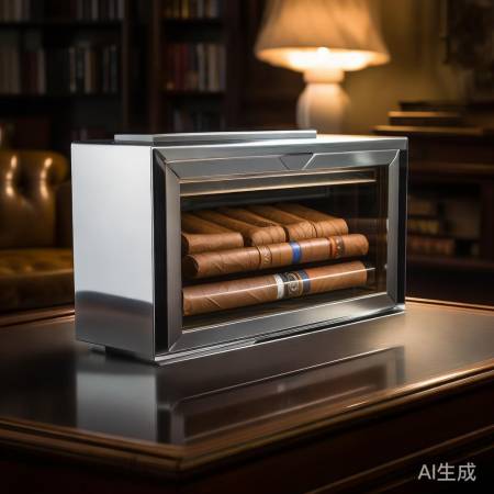 指纹锁雪茄箱，安全便捷，孩子也