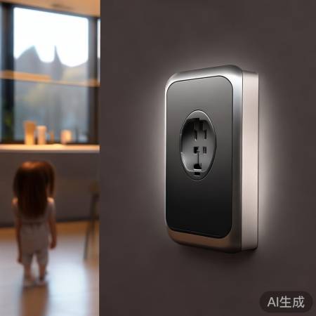 “感应式节能插座，儿童安全防护