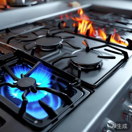 一体灶电源选燃气、电磁、电热，