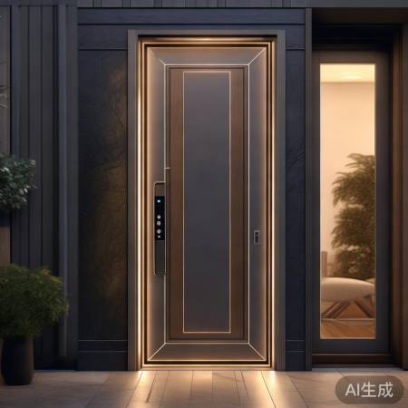 智能门防风保暖，远程锁控更安全