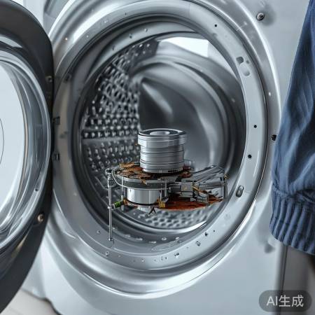 洗衣机异常排水，叶轮或轴承故障