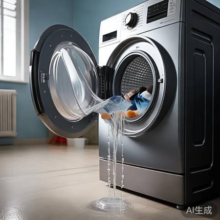洗衣机排水小贴士：适量洗衣，及