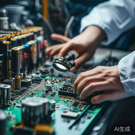 电路板老化致CC故障，换电容电