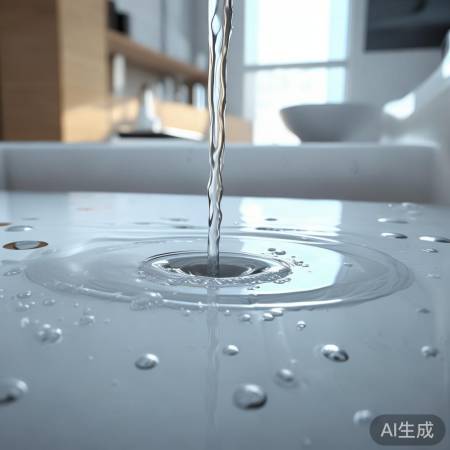 热水器排水口侧后设计不便清洁。