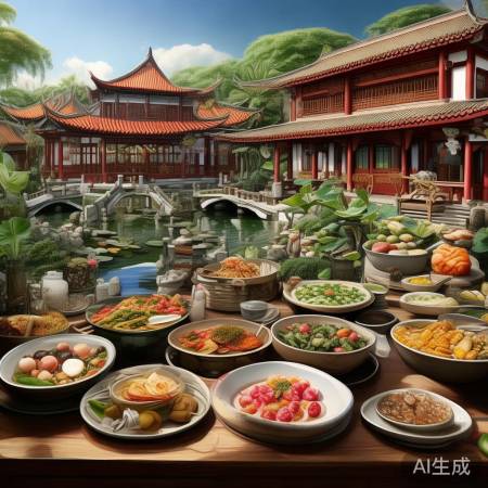 岭南文化冰箱贴,美食美景一贴享