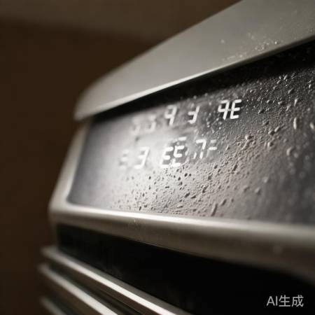 空调屏数字不清，灰尘污垢致。