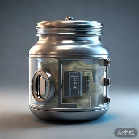 存钱罐保险柜，安全储财宝。