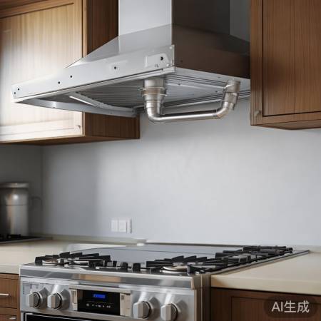 油烟机安装不当，检查密封防漏。