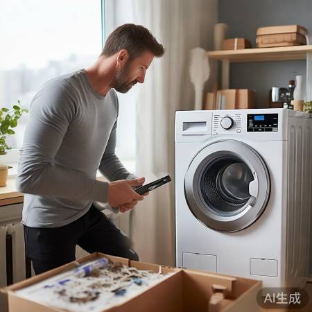 网购洗衣机方便实惠,安装步骤详