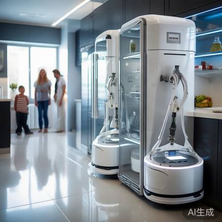 智能冰箱清洁，科技便利生活