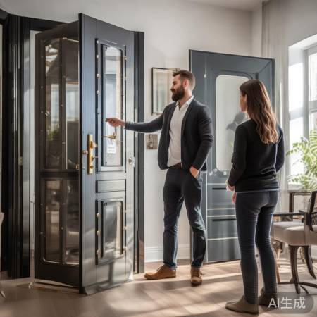 防盗门价格因需求而定，面积与安