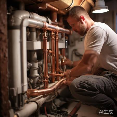 连接管道，密封采暖进出水管