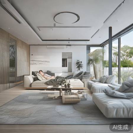 别墅空调舒适均匀，四季如春。