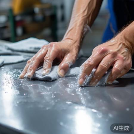 “擦拭后，湿布去水，干布擦干，