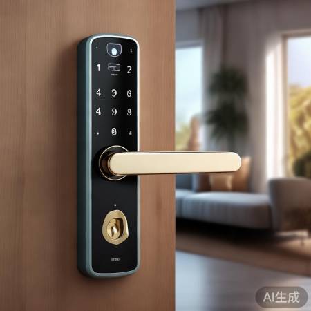 智能锁多功能安全,设计简约百搭