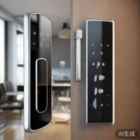 智能锁触屏与按键，时尚与实用兼