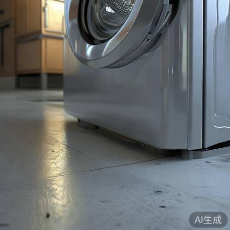 洗衣机平稳摆放，排水顺畅，洗涤