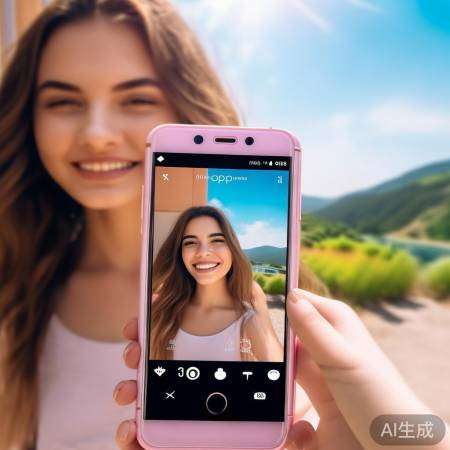 Oppo拍照神器,粉嫩滤镜拍大