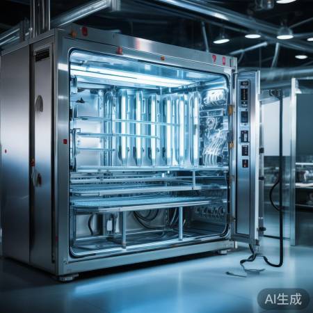 立式消毒柜：外壳、搁架、灯管、