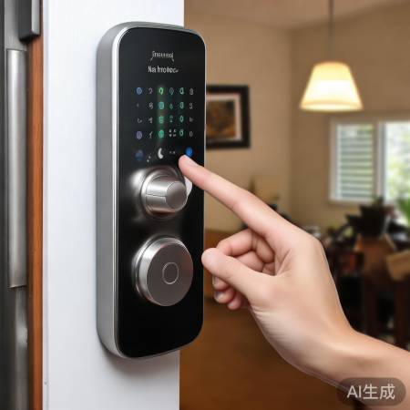 妮可指纹锁，便捷生活新体验