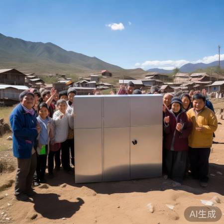 望都保险柜公益捐赠,重建灾区家