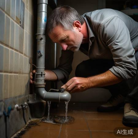 “排水管堵塞？轻轻拉直细铁丝清