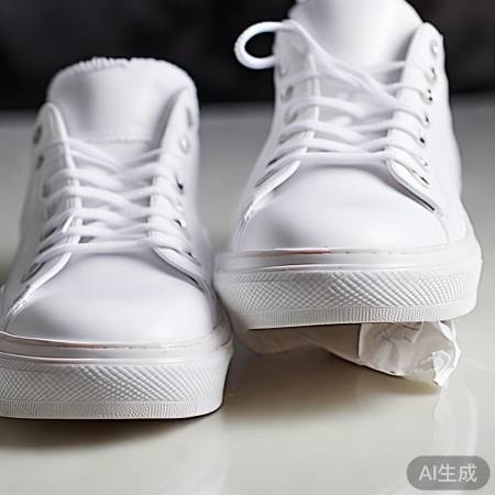 “小白鞋清洗小窍门，牙膏去污防