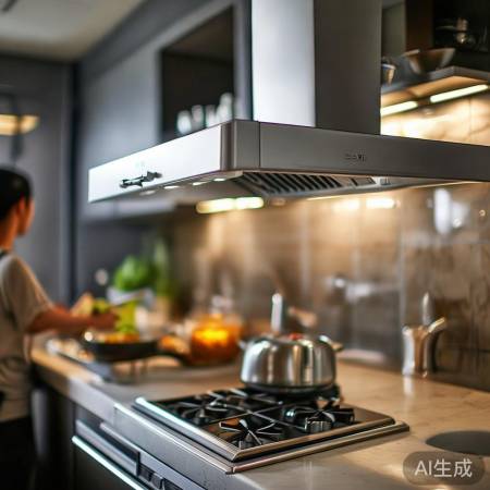 德亿油烟机，高效静音，烹饪无忧