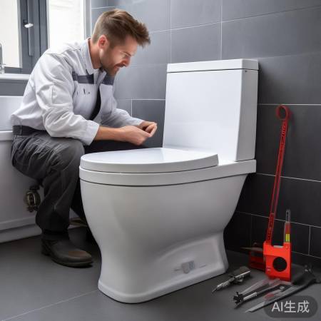 安装智能马桶，定位、备工具、按