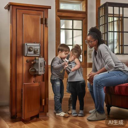 保险柜护财,家庭安全亦重要。