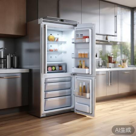 美小冰箱，合理分区，大容量，分