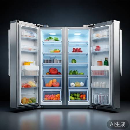 三门无霜冰箱，储藏新体验