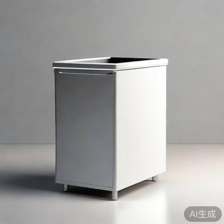 现代简约洗衣机柜，实用灵活。