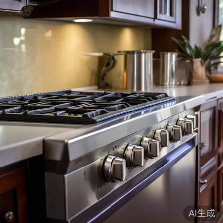 不锈钢燃气灶，高端易清洁