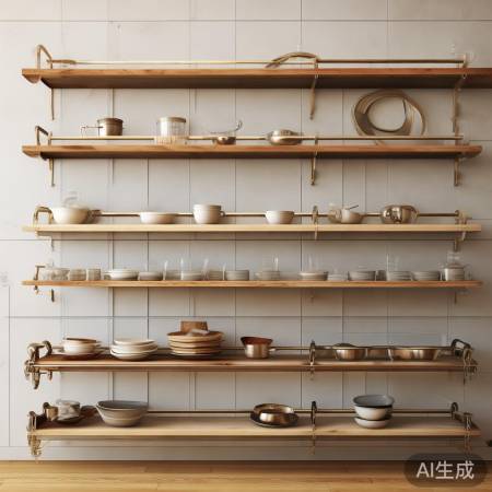多样定制置物架,厨房风格新选择