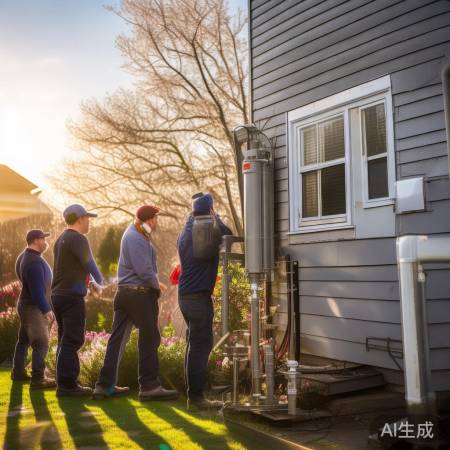 春暖热水器安装忙，效率高工期短