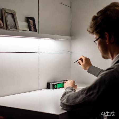 “铅笔标位，水平尺校准，稳装保