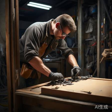 确保安全，先断电拔锁电池。