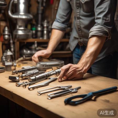 工具备齐,拆装水管必备。