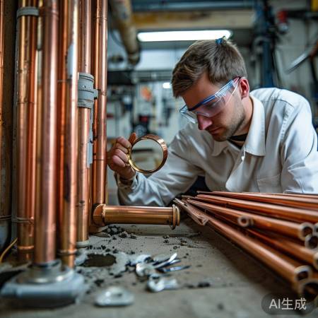 安装新水管,检查无破损,连接紧