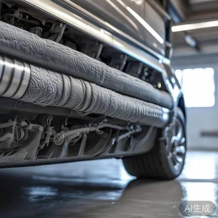 隔音材料包裹排气筒，降低噪音。