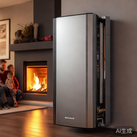 美的壁挂炉，供暖热水两不误。