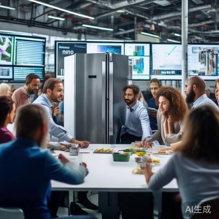 美的冰箱,跨界合作,资源共享。