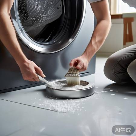 清洗洗衣机过滤器，简便易行。