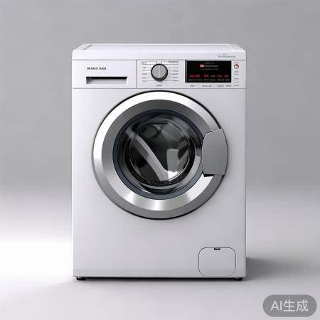 “美的8公斤滚桶洗衣机，小户型