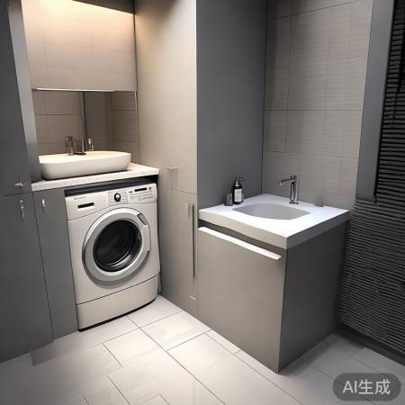 合理布局卫生间，台洗分离，空间