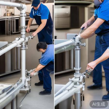 防爆管安装:螺纹易检,卡扣稳固